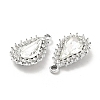 Alloy Glass Pendants ALRI-C007-08P-08-3