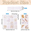 3Pcs 3 Styles Natural Shell Nail Art Display Board ODIS-TA0001-04-3