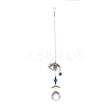 Alloy Eye Turkish Blue Evil Eye Pendant Decoration HJEW-M002-15AS-2