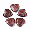Natural Red Sesame Jasper Heart Love Stone G-S364-066-1