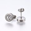 304 Stainless Steel Stud Earrings EJEW-H362-10P-A-2