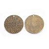 Tibetan Style Alloy Pendants TIBEP-QA2298-AB-LF-1
