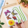 PVC Self Adhesive Wall Decorative Stickers STIC-WH0002-037-3