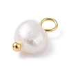 Natural Cultured Freshwater Pearl Charms X-PALLOY-JF01098-03-4