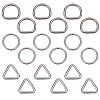 18Pcs 3 Styles Stainless Steel Linking Rings STAS-AR0002-66-1