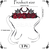 Felt Cloth and Alloy Headwear Crown OHAR-WH20020-01D-2