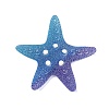 Gradient Color Opaque Resin Decoden Cabochons CRES-P036-01B-02-1