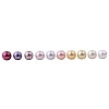 10 Colors 6mm Tiny Satin Luster Glass Pearl Round Beads Assortment Mix Lot for Jewelry Making Multicolor HY-PH0004-6mm-01-B-3