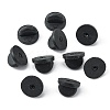 60Pcs Rubber Pin Backs FIND-YW0011-59-4