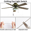 Tibetan Style Alloy Ceiling Fan Pull Chain Extenders AJEW-AB00125-6