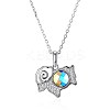 Austrian Crystal Pendant Necklaces SWARJ-BB34109-1