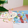 30Pcs 15 Style Transparent Glass Enamel Beads GLAA-KS0001-09-6