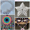 500Pcs UV Plating Acrylic Beads OACR-SP0001-85B-6