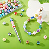 50Pcs 5 Styles Sport UV Plating Acrylic Beads Sets OACR-TA0004-14-7