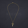 201 Stainless Steel Pendant Necklaces NJEW-S105-JN534-45-2-2