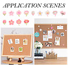 48Pcs Resin Flower & Iron Push Pins Set AJEW-TAC00050-10