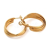 304 Stainless Steel Three Layer Hoop Earrings for Women EJEW-Z057-10G-2