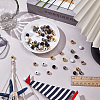 70Pcs 5 Colors Iron Round Nut FIND-BC0014-55-4