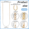 2Pcs 2 Style Resin Imitation Pearl Crossbody Purse Straps FIND-WR0009-54-2