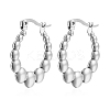 304 Stainless Steel Hoop Earrings AZ5458-2-1