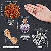 14Pcs Heart Transparent Glass Bottles AJEW-FH0001-78-4