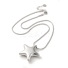 Non-Tarnish Vacuum Plating 304 Stainless Steel Snake Chain Necklaces NJEW-C045-07A-P-2