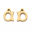 Ion Plating(IP) 304 Stainless Steel Pendants STAS-A045-04G-2