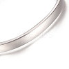 304 Stainless Steel Cuff Bangles STAS-I110-10-6mm-4