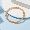 Natural Red Aventurine Rondelle Beaded Stretch Bracelets BJEW-JB09980-07-2
