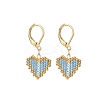 304 Stainless Steel Leverback Earrings for Women EJEW-MZ00408-3