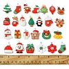 26Pcs 26 Styles Christmas Theme Opaque Resin Pendants RESI-FS0001-74-5