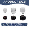 White & Black Series Glass Seed Beads SEED-GO0001-03-2