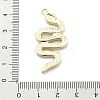 Snake Shape Alloy Rhinestone Pendants PALLOY-Q030-01B-3
