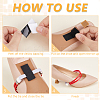 5 Bags 5 Colors Elastic Polyester Shoelace Bands FIND-PH0020-46-4