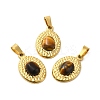 Natural Tiger Eye Pendants LS-STAS-C094-01G-02-1