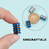 3Pcs 3 Style Titanium Alloy European Beads FIND-UN0002-91-4