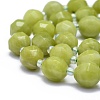 Natural Olive Jade Beads Strands G-K306-A04-10mm-3