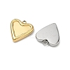 100Pcs 2 Colors 304 Stainless Steel Pendant Cabochon Settings For Enamel STAS-CC0001-13-2