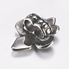 316 Surgical Stainless Steel Slide Charms/Slider Beads X-STAS-K157-57AS-2