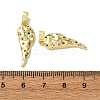 Brass Micro Pave Cubic Zirconia Pendants KK-F911-22G-3