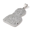 Non-Tarnish 201 Stainless Steel Pendants STAS-A094-01B-P-2