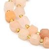 Natural Pink Aventurine Beads  Strand G-I376-D45-01-3