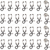 30Pcs Creative Zinc Alloy Brooches JEWB-CP0001-35-6