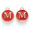 Golden Plated Enamel Alloy Charms ENAM-SZ0001-26C-M-2