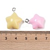 Opaque Resin Pendants RESI-H162-07P-02-3
