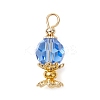 Imitation Austrian Crystal K9 Glass Pendants PALLOY-JF03567-3