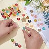 60Pcs Transparent Glass Beads GLAA-SC0003-06-3