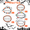 30Pcs 5 Style Synthetic Turquoise Skull & Acrylic Beaded Stretch Bracelets Set BJEW-BC0001-06-2