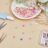 100Pcs Resin Sakura Cabochons MRMJ-ME0001-07-4
