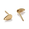 304 Stainless Steel Stud Earring Findings X-STAS-L211-05C-G-2